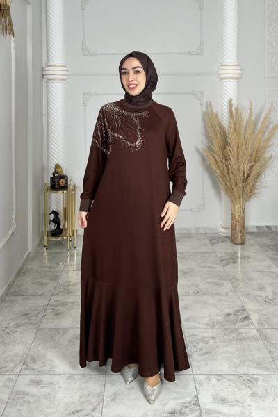 Yıldız Elbise Acı Kahve