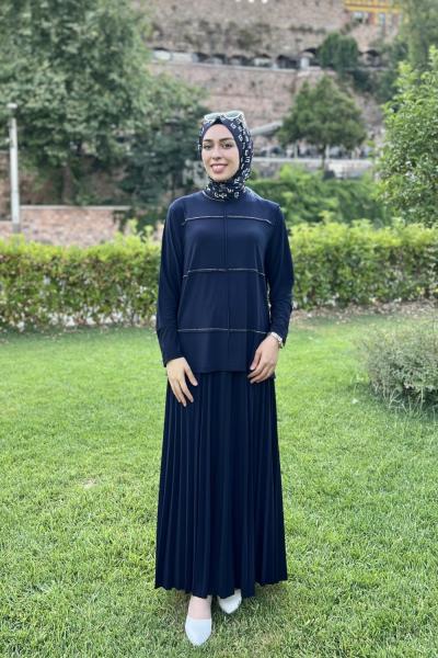 Zeynep Taşlı Takım  Lacivert
