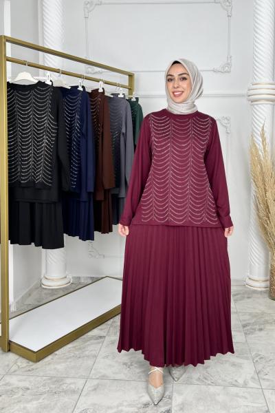 Zincir Takım  Bordo