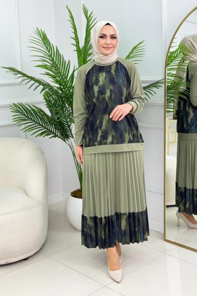 ASİYE ETEKLİ TAKIM - MİNT