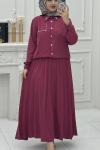 Hazal Etek Takım Bordo