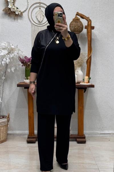 ASİL TAŞLI TAKIM Siyah