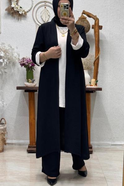 AURORA 3 LÜ TAKIM Siyah