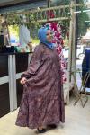 AYLİZ ELBİSE  Kahverengi