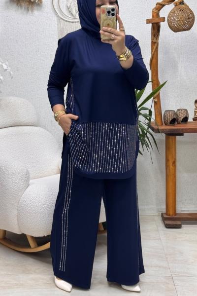 AZİME TAŞLI TAKIM Lacivert