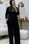 BELİZ TAŞLI TAKIM  Siyah