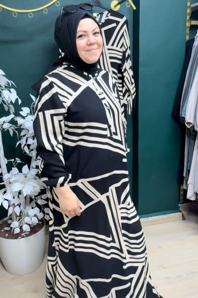 BETÜL ELBİSE Siyah
