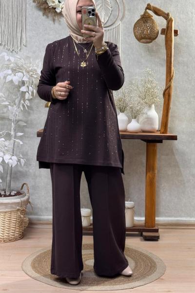 CEYLÜL TAKIM Koyu Kahverengi