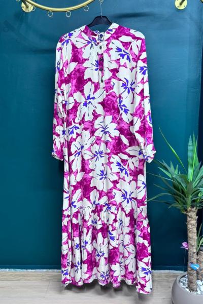 ÇİÇEK ELBİSE Pembe