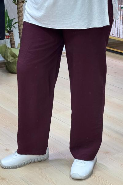 ÇİLEK PANTOLON  Bordo