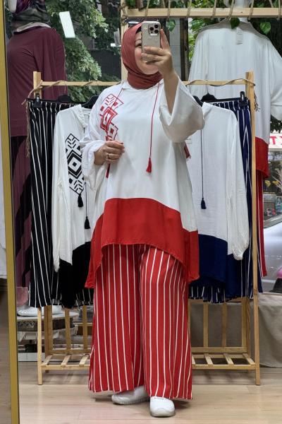 ÇİZGİLİ TAKIM  Kiremit