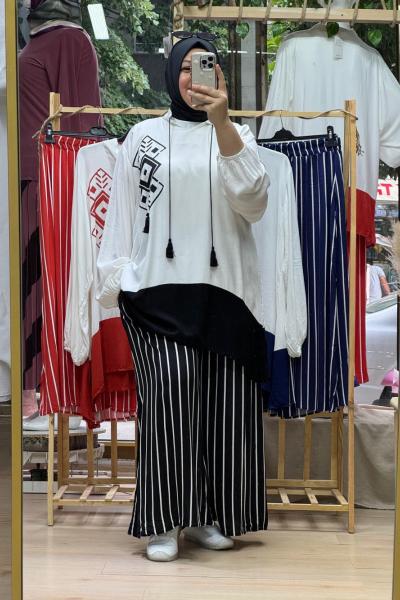 ÇİZGİLİ TAKIM  Siyah