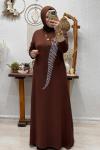 DEBBİE ELBİSE Kahverengi