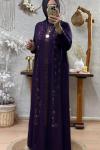 DUNİSİ ELBİSE Mor