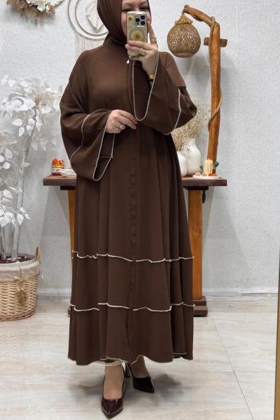 ELENİ ABAYA FERACE Kahverengi