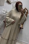 ELENİ ABAYA FERACE Bej