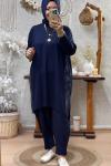 ESİLAY ŞALVAR TAKIM Lacivert