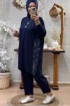ESİLAY ŞALVAR TAKIM Lacivert