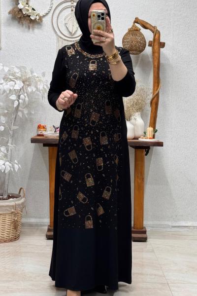 ESMİRA ELBİSE  Siyah