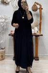 FİLE YELEKLİ ELBİSE Siyah