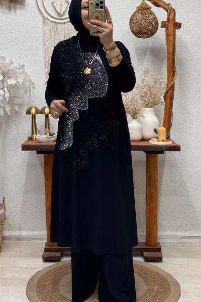 GECE TAŞLI TAKIM Siyah