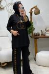 GÖLGE TAŞLI TAKIM  Siyah