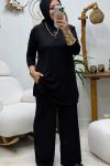 HANIMELİ TAŞLI TAKIM  Siyah