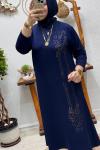 HAYAL TAŞLI TUNİK Lacivert