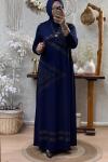 İNCİLA ELBİSE  Lacivert