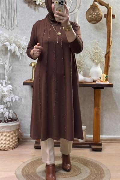 İREMONİ TUNİK Kahverengi