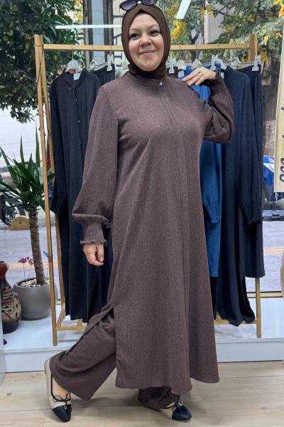 KIŞLIK ECRİN TAKIM Kahverengi