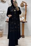 LEYLİ TAŞLI TAKIM Siyah