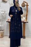 LEYLİ TAŞLI TAKIM Lacivert