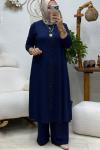 LİNE TAŞLI TAKIM Lacivert