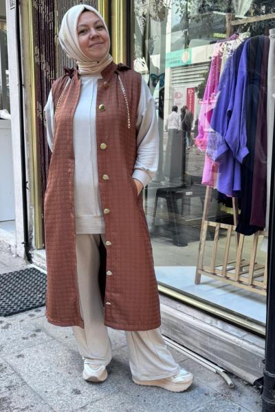 LUMERA YELEK Kahverengi