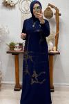 MELİKA ELBİSE Lacivert