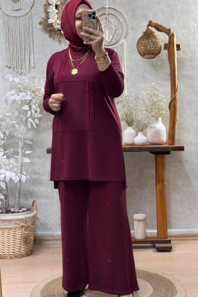 MELİNA TAKIM  Bordo