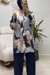 MERVE DESENLİ TAKIM Lacivert