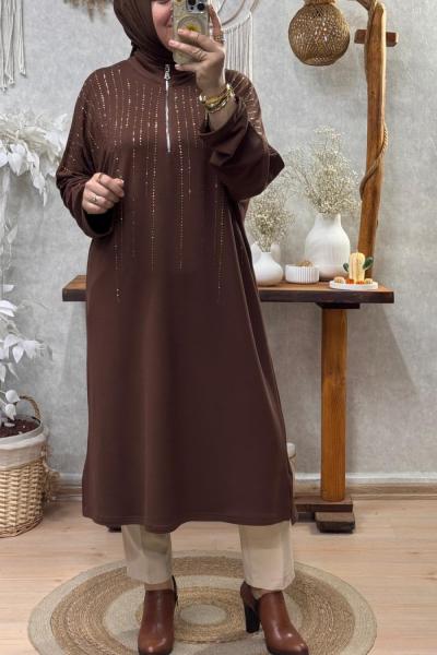 MİDYAT TUNİK Kahverengi