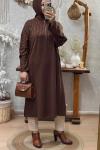 MİDYAT TUNİK Kahverengi