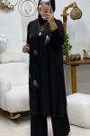 MÜCELLA MAXİ BOY TUNİK TAKIM Siyah