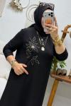 NERGİS NAKIŞLI TAKIM Siyah