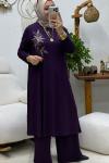 NERGİS NAKIŞLI TAKIM Mor