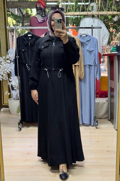 PELİN ELBİSE  Siyah