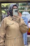 PELİN ELBİSE  Camel