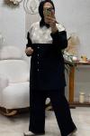 PERLA DANTEL TAKIM Siyah