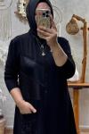 QUEEN TUNİK Siyah