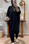 RUE ŞALVAR TAKIM Siyah