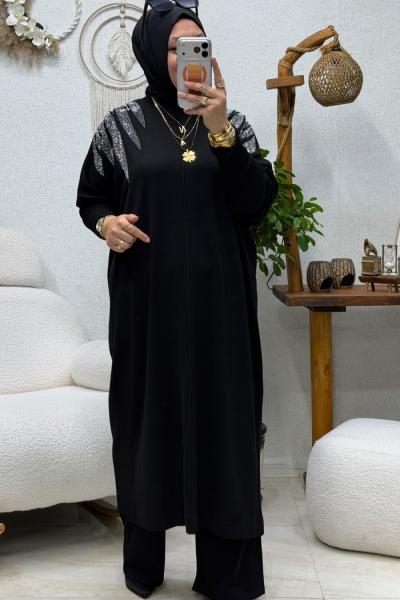 SAFİR TRİKO TAKIM Siyah