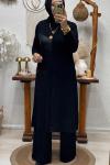 ZARİFE TAŞLI TAKIM Siyah